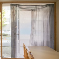 창문패브릭포스터