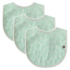 바니블라썸 나염거즈 턱받이, 하트민트, 3개, 1개입