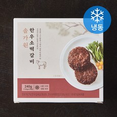 솔가원 한우 소떡갈비 (냉동), 240g, 1개