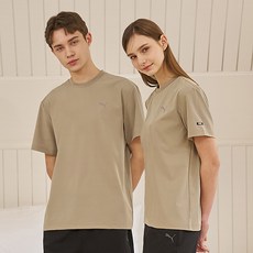 PUMA BODYWEAR Puma空氣乾爽基本款短袖T恤, 淺褐色
