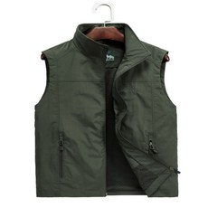 healingcare露營釣魚登山工作背心 1908, 07軍綠