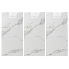 쿼르디 3D 대리석 타일시트지 3p, 재즈 화이트