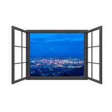 창문풍경스티커