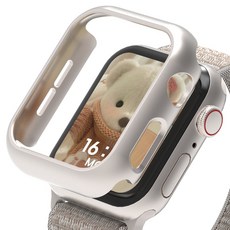 rorentech Body Frame硬殼智慧型手錶保護殼, 白金, 1個