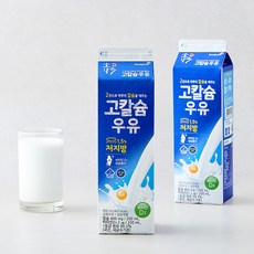 소와나무 동원 고칼슘 저지방 우유, 2개, 900ml