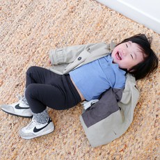 더맨디 아동용 밀키 무지 레깅스