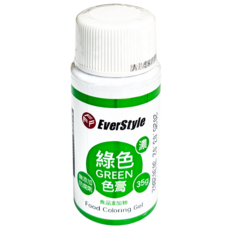柏泰 EveryStyle 綠色色膏 35g/罐,1入 - 無防腐劑，烘焙裝飾，蛋糕餅乾糖霜適用