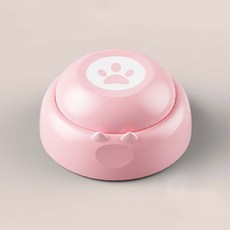 PASTEL PET 寵物腳掌訓練錄音鈴, 1個, 粉色