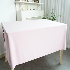 로고앤테이블 행사용 무지 방수 테이블보, 핑크, 180 x 155 cm