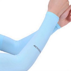 윤스랩스 여성용 토시 스트레이트핏 양손 착용 세트, 블루