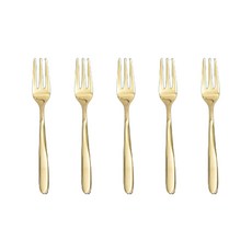 윌리브 국산 304스텐 로이스 티타늄 커트러리 티포크, 5개, 단품