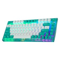 앱코 가스켓 마운트 RGB 교체축 기계식 게이밍 미니 키보드 넌클릭
