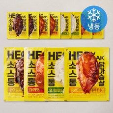 허닭 PICK 소스 통 닭가슴살 100g 4종 x 3p 세트 (냉동), 1세트