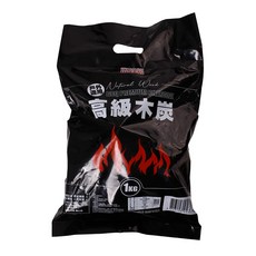 Hikari 日光生活 高級木炭 1公斤裝 天然木炭 戶外燒烤適用, 1kg, 1包