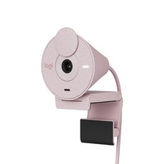 로지텍코리아 정품 BRIO 500 FULL HD 화상 웹캠 컴퓨터 카메라 / 다용도 에코백 증정, 로즈핑크