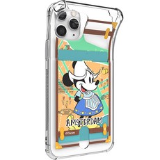 디즈니 렛츠 트래블 투명방탄 카드 휴대폰 케이스