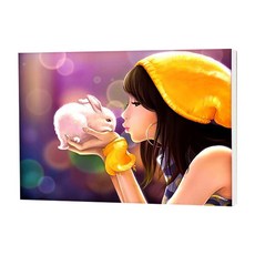 토끼보석십자수