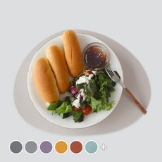 ADE.L 矽膠餐墊 米色 2入, KCC矽膠原料製成, 迷你桌墊, 350 x 270 x 1.2mm, 2個