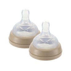 릿첼 심플 트라이탄 젖병용 젖꼭지, 2단계(3~18개월), 2개