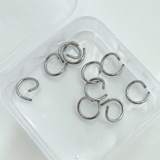 걸핀스 써지컬스틸 피어싱 기타바 부자재 10p + 케이스 세트