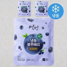 설빙 블루베리 (냉동), 100g, 3개