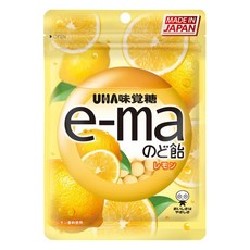 e-ma UHA 味覺糖 檸檬味,50g,1包-日本進口，清新檸檬風味，獨立包裝，方便攜帶