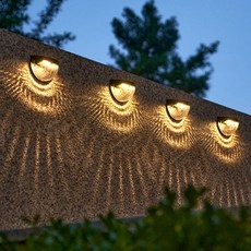 Tree LED 極光太陽能壁燈 2p, 白色（淺色）、LED（暖色）