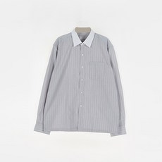 교복몰 남아용 화이트카라 스트라이프 교복 셔츠