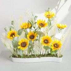 flowertree Pampas向日葵人造花束組, 混色