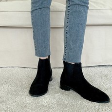 스웨이드첼시부츠