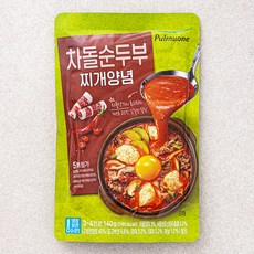 풀무원 차돌순두부 찌개양념, 140g, 1개