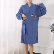 피어니스트 브이 크로스 랩 샤워 목욕 가운