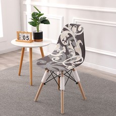 다해유 북유럽 현대 심플 의자 커버, S 5그레이꽃