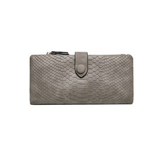 파라다이소 시크한 무광 악어가죽 패턴 대용량 장지갑