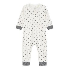 쁘띠바또 남아용 PB 스타 패턴 커버 올스 우주복