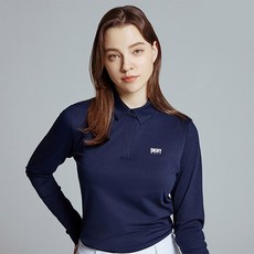 디케이앤와이골프 여성용 카라 긴팔 티셔츠