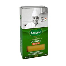BARONIA 巴羅尼亞 千層麵, 義大利 100% 杜蘭小麥粉製作, 500g, 1盒