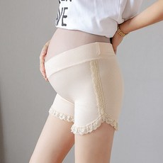 더블유비비 임산부 레깅스 로우 속바지 3부 DR7-103 2p