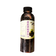 老農手摘 桑葚濃縮果粒汁, 600g, 1瓶