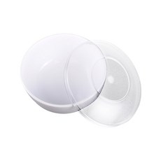삼광 PC 식판용 국그릇 + 뚜껑, 단일색상(국그릇), 투명(뚜껑), 1세트
