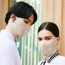 TECH SKIN Flex Fit防紫外線高爾夫面罩, 皮膚, 1個