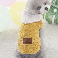 Floppy Dawg Coco Studio 小狗 Coco 粉彩連帽衫, 黃色, 1個