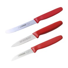 GIESSER 3 件組紅色手柄, 1組, 鋸齒圖+直線度+鋸齒圖