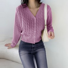보리맘 꽈베기 V 브이넥 니트 가디건 긴팔 임부복 M587