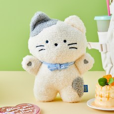 BUTTERSHOP 細碎的野餐娃娃 牛奶貓, 1個, 白色, 26厘米