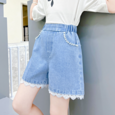 여아데님팬츠레이스