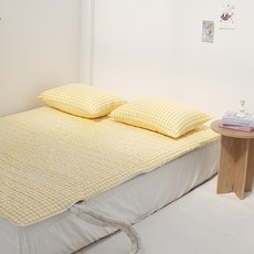 CHOUETTROOM check bonbon 半微加熱加熱墊套, 奶酪黃