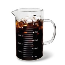 mir 耐熱玻璃手把量杯, 透明, 500ml, 透明色, 1個