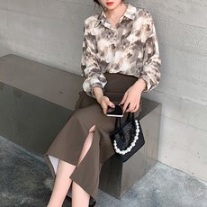 옆트임스커트 루나걸 윌러 옆트임 스커트