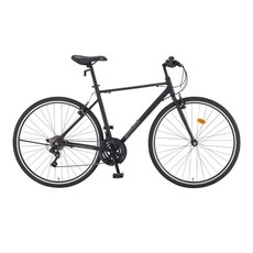레스포 700C 토러스 21단 하이브리드 자전거 440cm + 조립쿠폰, 블랙, 170cm